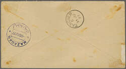Morocco Local post and Gibraltar used in Morocco, 1897 (June 6): ...