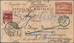 Morocco Local Post & Gibraltar issues overprinted, 1898 (June 24): 20 ...