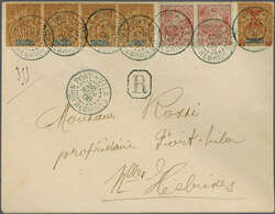 Nouvelles Hebrides, 1908 (Nov 28): Incoming registered cover from ...