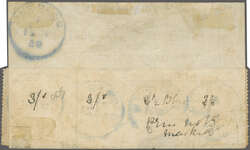 Niger Coast, 1895 (Nov 21): Parcel Post label, bearing 1894 2 d. lake ...