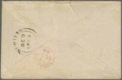 Saint Kitts & Nevis, 1863 (Dec 9): Cover to London bearing fine ...