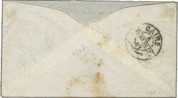 1896 (Nov 15): Stampless cover to England endorsed "Dongola Province ...