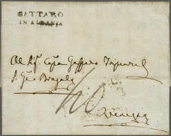 1820 (April): Entire to Venice from the Tripcovich correspondence ...