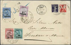 1914 (May 11): Incoming cover from Bern, Switzerland bearing 10 rp. ...