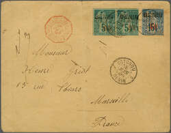 Benin 1894 (June 16): Cover to Marseille, franked with 1892 ...