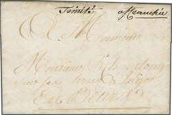 Martinique 1769 (June 8): Entire letter to Beaune, France bearing ...