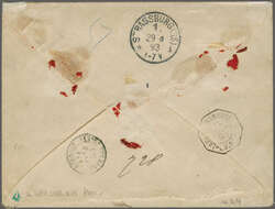 Réunion 1893 (Feb 24): Registered Envelope from St. Pierre to ...