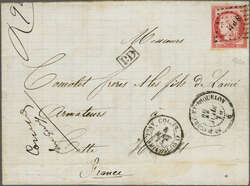 Saint Pierre et Miquelon 1875 (July 22): Entire letter written from ...