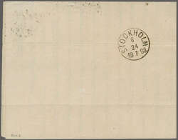 1883 (July 8): Folded printed entire from St. Petersburg to ...