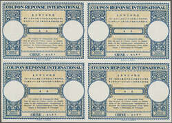 1930: International Reply Coupon imperforate of the London type, a ...