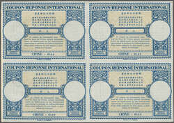 1947: International Reply Coupon imperforate of the London type, a ...