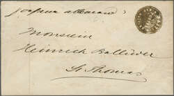 Haiti, 1889: Stampless envelope to St. Thomas showing on obverse good ...