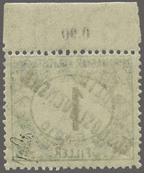 1919: Hungary Postage Due 1 f. deep green & black, overprint G in ...