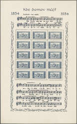 1934 (Dec 17/21): "Music Sheets", the 1 kc. brown-lilac and 2 kc. ...