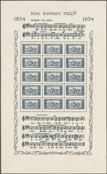 1934 (Dec 17/21): "Music Sheets", the 1 kc. brown-lilac and 2 kc. ...