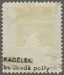 1920: Chainbreaker 60 h. dull blue, Postal Forgery, perf. 14¾ all ...