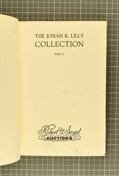 1967/68: The Josiah K. Lilly Collection (Siegel) in 2 house bound ...