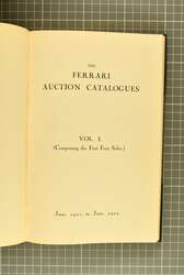 1921/25: M. Ferrari de la Renotiere Collection. 14 sales 1921 to 1925 ...