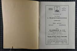 1933: The Col. L. Praportchetovich Collection (Plumridge) in a worn ...