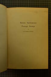 1949: Straits Settlements Postage Stamps (Wood). Hard bound in red ...