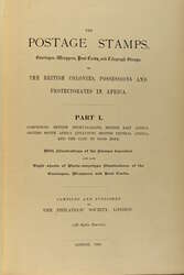 1895/1906: BRITISH AFRICA -1895/1906: 'The Postage Stamps, Envelopes, ...