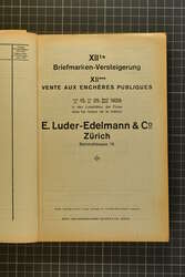 1929: The XII. Luder-Edelmann (Corinphila) Sale – Including the ...