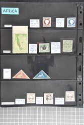 Overseas 1853/1963: Fine selection of better values used/unused, incl ...