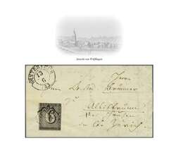 Wülflingen: Zürich 6, Type II, die 12. Marke des Hunderterbogens, ...