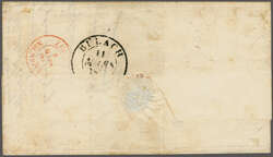 Zürich 6, Type II, die 42. Marke des Hunderterbogens, farbfr. und ...