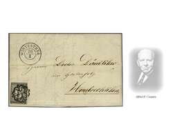 Winterthur: Zürich 6, Type III, die 48. Marke des Hunderterbogens, ...