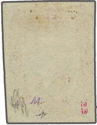 1856: Jefferson 5 c. red-brown, Type I, imperforate, a fine used ...