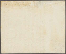 1839: Engraved Essay for 1 d. value, printed in black on white wove ...