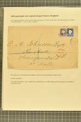 1866/93: Selection of four covers and a cover front, including four ...