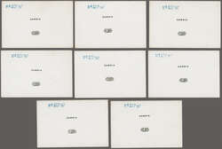 1898/1902: Keyplate Issues set of eight values ½ d. to 1 s. Die ...