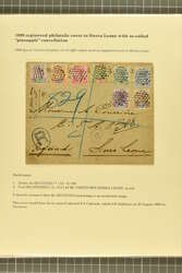 1898/1902: Keyplate issue collection of eight covers, including four ...