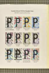 1902/04: Set of twelve values ½ d. to 3 s., unused examples, ...
