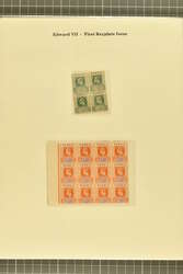 1902/06: Collection presented upon eight exhibition pages, comprising ...