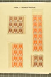 1921/22: Collection presented on exhibition pages, with the set of ...