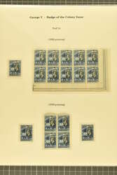 1922/29: Specialised collection of the King George V Multiple Crown ...