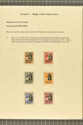 1922/29: Collection of unused and used examples, including ½ d. to ...