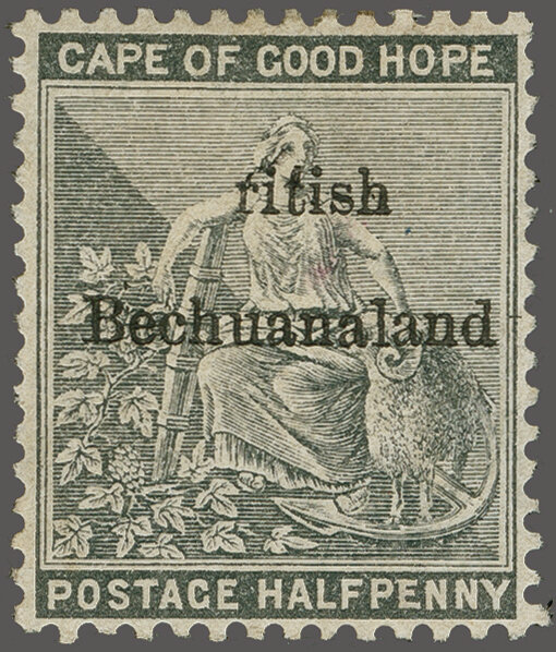 First Issue: Overprinted in lower case by W.A. Richards & Sons, Cape ...