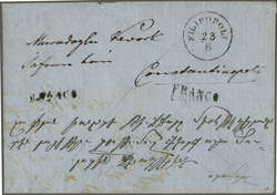 Austrian P.O. 1861: Prepaid entire letter bilingually addressed from ...