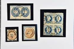 Philippopolis 1863/67: Small used range (4) with 1864 Arms 10 s. blue ...