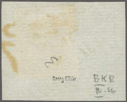1840: 1 d. black, Plate 2, lettered DA, a fine four margin example ...