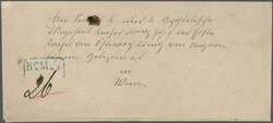 Brief an Kaiser Franz-Joseph: 1867 5 Kr. rot feiner Druck im Paar ...