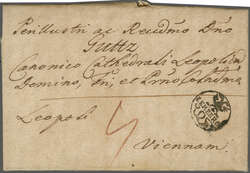 Galizien 1775: Vollständiger Faltbrief von Lemberg nach Wien, ...