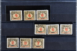Second Stanyslaviv / Stanislau Issue, 1919 (May 5): Lot of six ...