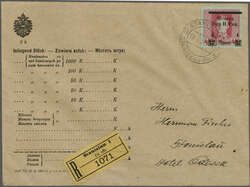 Fourth Stanyslaviv / Stanislau Issue, 1919 (May 9-12): 4 hryvni on 4 ...