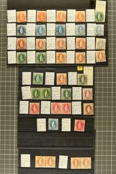 1882/1907: Lot 37 postfrische/ungebrauchte Werte der Stehenden ...