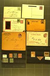 1890/1916ca.: STADTPOST – Partie von 79 Belegen, zumeist Ganzsachen ...